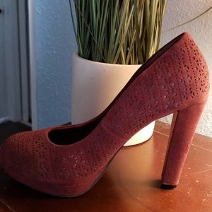 Women's JUICY COUTURE MARCY Burgundy Platform Heel